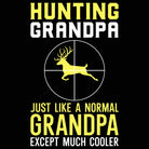 Hunting Grandpa Just Like A Normal Much Cooler - Mens 123t Funny T-Shirt Tshirts