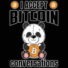 I Accept Bitcoin Conversations - Mens 123t Funny T-Shirt Tshirts