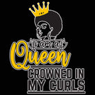 I Am A Queen Crowned In My Curls Afro - Mens 123t Funny T-Shirt Tshirts
