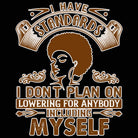 I Have Standards I Dont Plan On Lowering Afro - Mens 123t Funny T-Shirt Tshirts