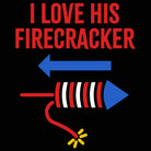 I Love His Firecracker Fireworks - Mens 123t Funny T-Shirt Tshirts