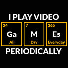 I Play Video Games Periodically Gamer - Mens 123t Funny T-Shirt Tshirts