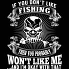 Dont Like Fishing - Mens 123t Funny T-Shirt Tshirts