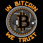 In Bitcoin We Trust Crypto Large Coin Design - Mens 123t Funny T-Shirt Tshirts
