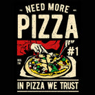 In Pizza We Trust - Mens 123t Funny T-Shirt Tshirts