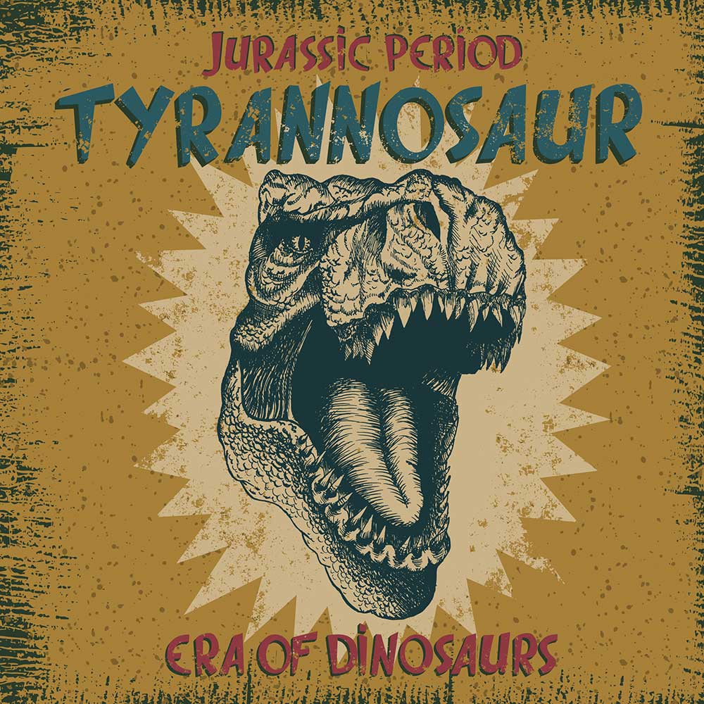 Jurassic Period T Rex Era Of Dinosaurs - Mens 123t Funny T-Shirt Tshirts