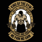 King Of The Gym - Mens 123t Funny T-Shirt Tshirts