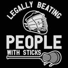 Legally Beating People With Sticks - Mens 123t Funny T-Shirt Tshirts