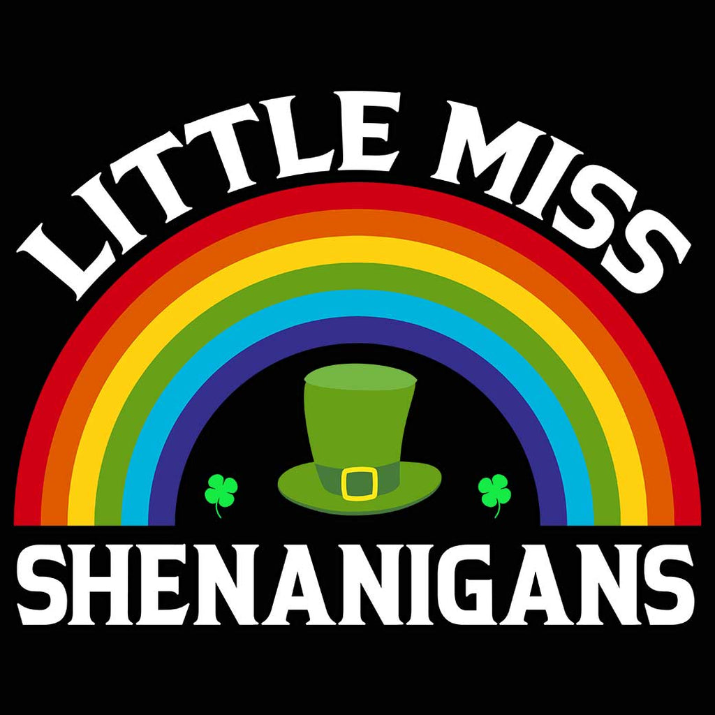 Lirttle Miss Shenanigans Irish St Patricks Day Ireland - Mens 123t Funny T-Shirt Tshirts