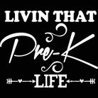 Livin That Pre K Life Preschool School - Mens 123t Funny T-Shirt Tshirts