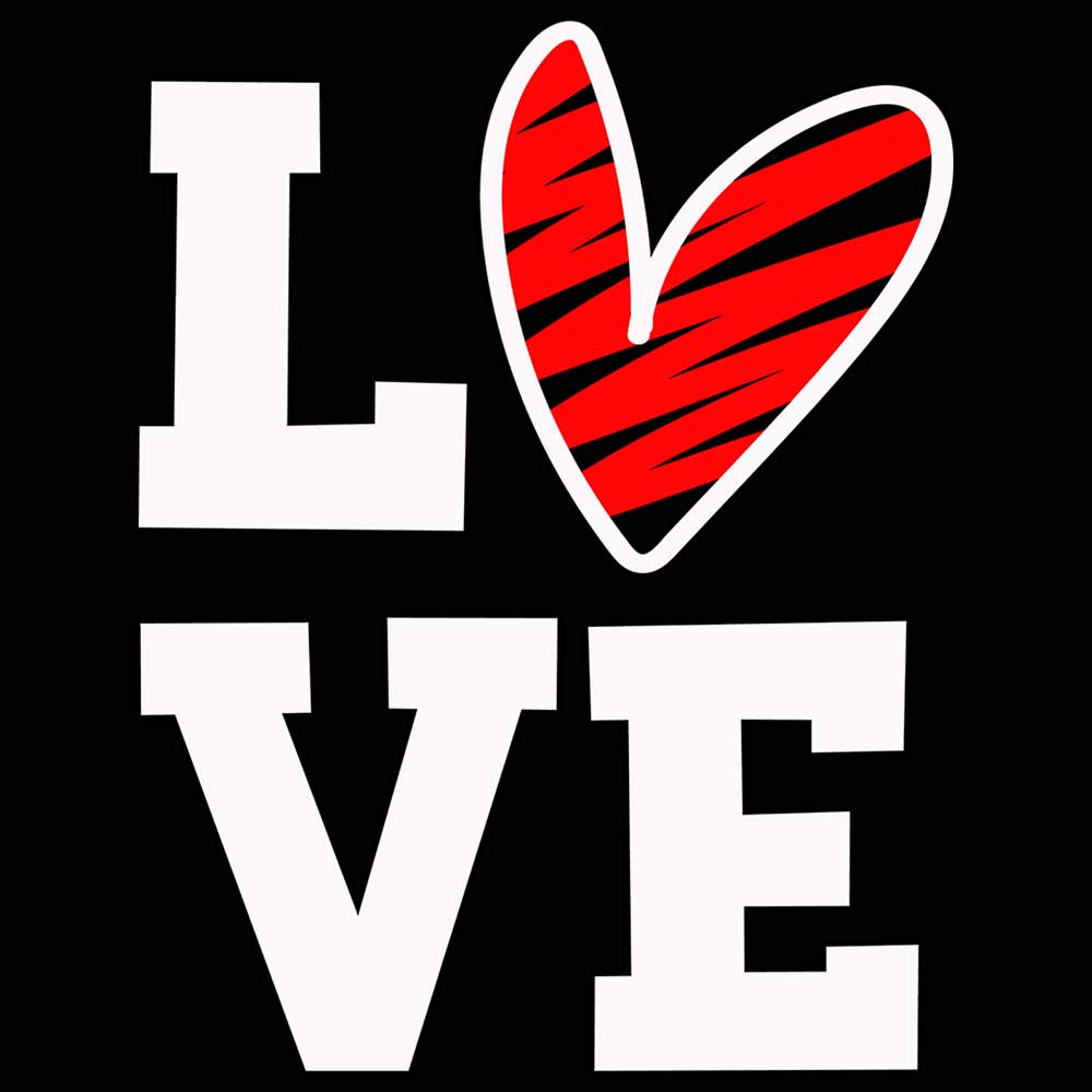 Love Heart Valentines - Mens 123t Funny T-Shirt Tshirts