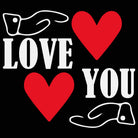 Love You Valentines Day - Mens 123t Funny T-Shirt Tshirts