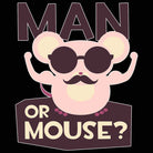 Man Or Mouse - Mens 123t Funny T-Shirt Tshirts