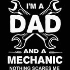 Mechanic Dad Nothing Scares Me - Mens 123t Funny T-Shirt Tshirts
