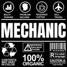 Mechanic Sarcastic Humour - Mens 123t Funny T-Shirt Tshirts