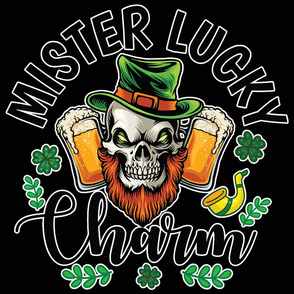 Mister Lucky Charm Irish St Patricks Day Ireland - Mens 123t Funny T-Shirt Tshirts