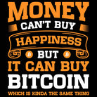 Money Cant Buy Happiness But It Can Buy Bitcoin - Mens 123t Funny T-Shirt Tshirts