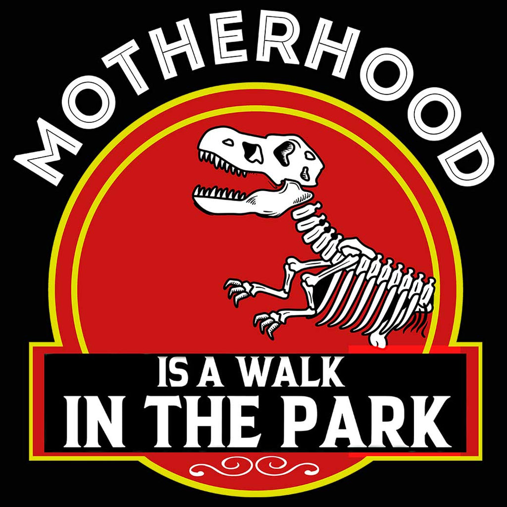 Motherhood Walk In The Park Mum Mothers Day Dinosaur - Mens 123t Funny T-Shirt Tshirts
