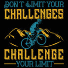 Mountain Bike Cycling Dont Limit Your Challenges - Mens 123t Funny T-Shirt Tshirts
