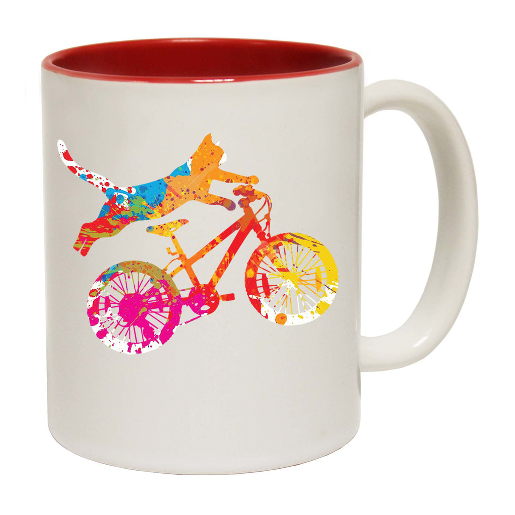 Cat Trick Cycling Bicycle Bike - Funny Coffee Mug