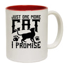 Just One More Cat I Promise Cats - Funny Coffee Mug