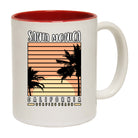 Santa Monica California Surfing Surf - Funny Coffee Mug