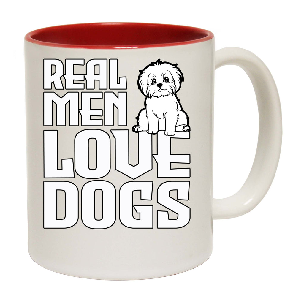 Real Men Love Dogs Dog Animal Pet - Funny Coffee Mug