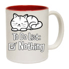 To Do List Nothing Cat Kitten Pussy Cats - Funny Coffee Mug