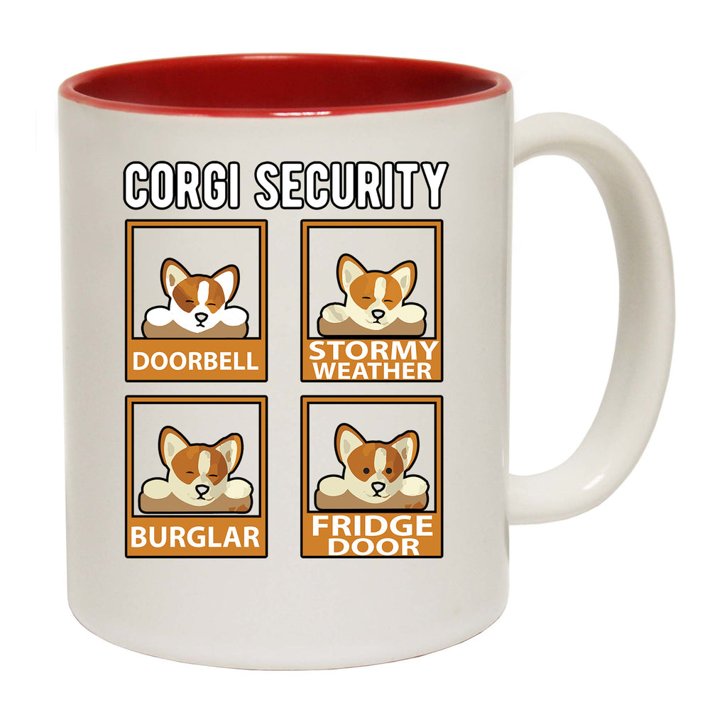 Corgi Security Dog Dogs - Funny Coffee Mug