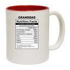 Granddad Nutrition Facts - Funny Coffee Mug
