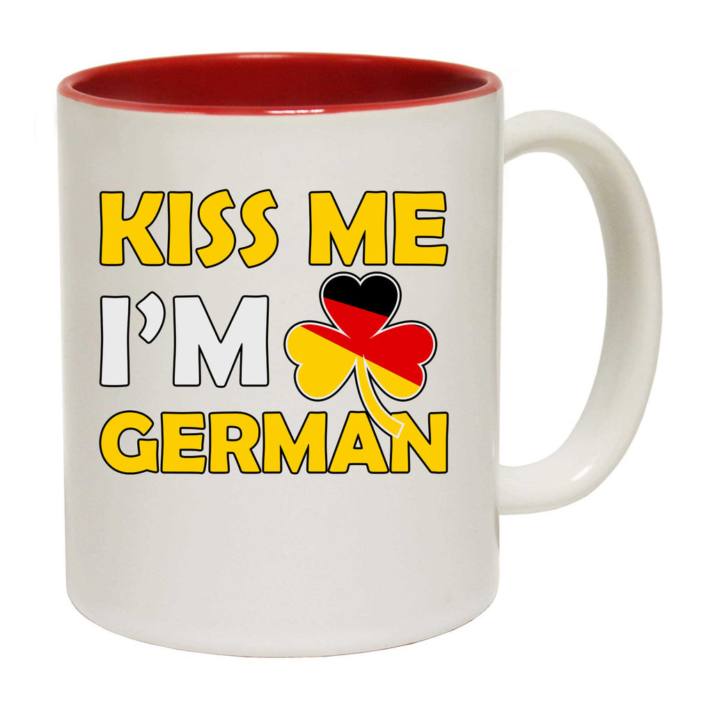 Kiss Me Im German Germany Flag Lucky - Funny Coffee Mug