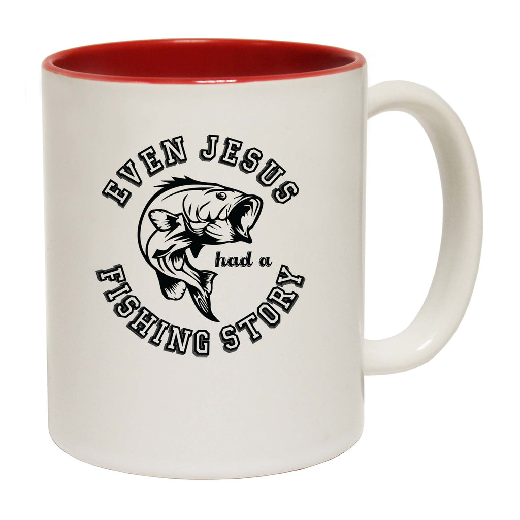 Even Jesus Has A Fishing Story Fish - Funny Coffee Mug