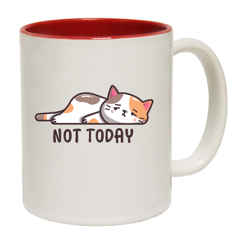 Not Today Sleeping Cat - Funny Coffee Mug