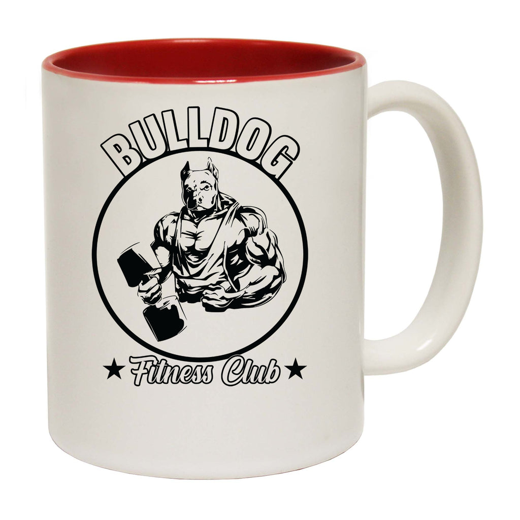 Bulldog Fitness Club Gym Bodybuilding Weights - Funny Coffee Mug