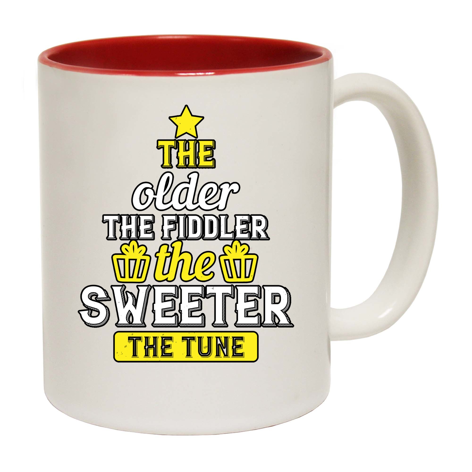 The Older The Fiddler The Sweeter The Tune - Funny Coffee Mug