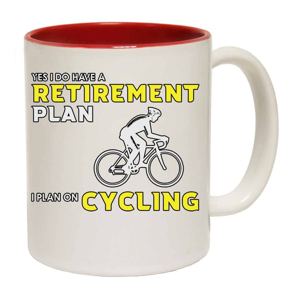 Retirement Plan V2 Cycling Bicycle Bike - Funny Coffee Mug