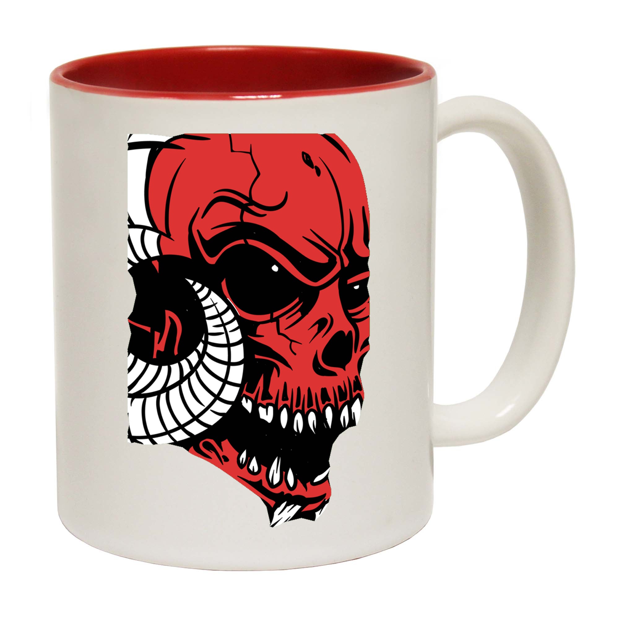 Horned Skull Fashion - Funny Coffee Mug