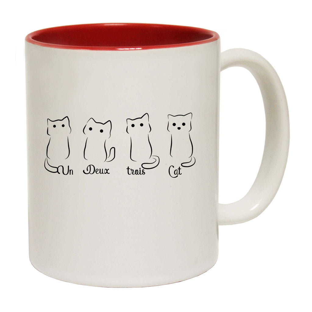 Un Deux Trois Cat - Funny Coffee Mug