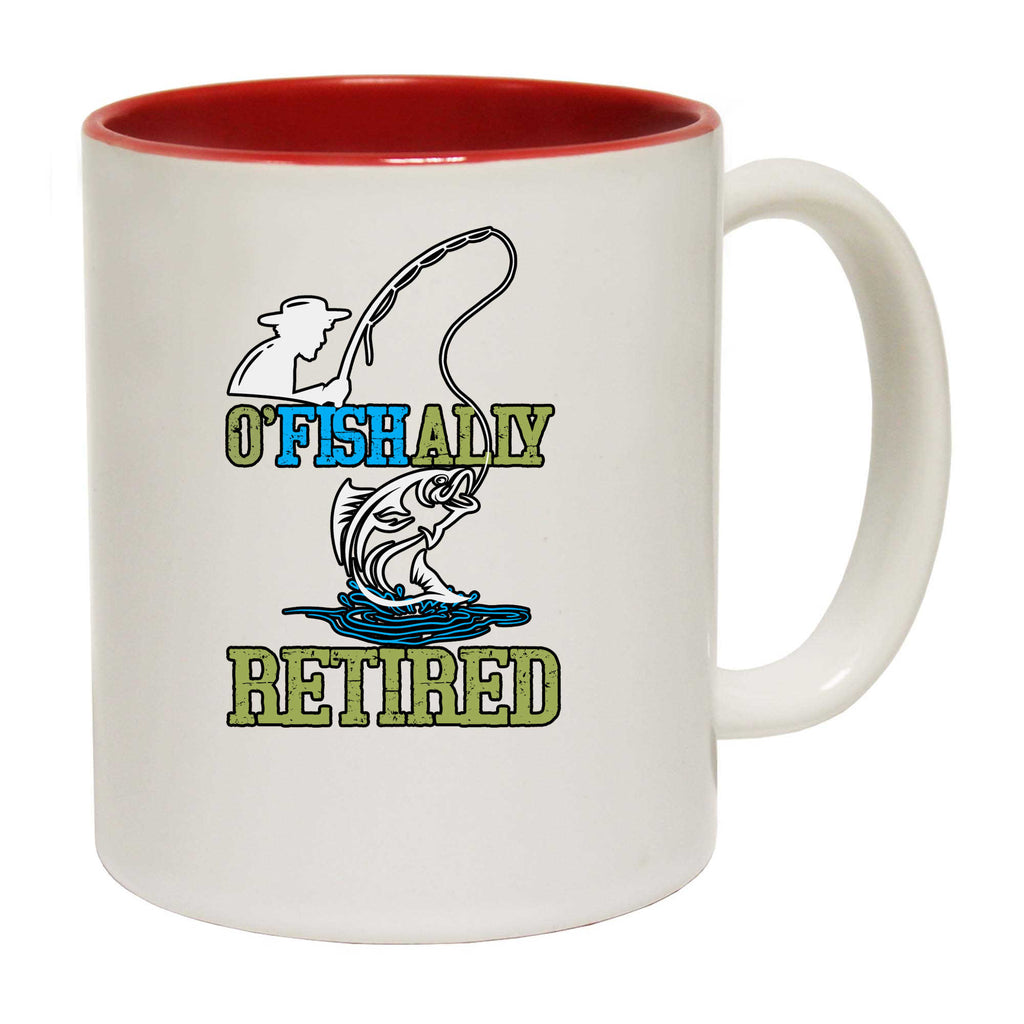 Ofishally Retired Officially Fish Fishing - Funny Coffee Mug