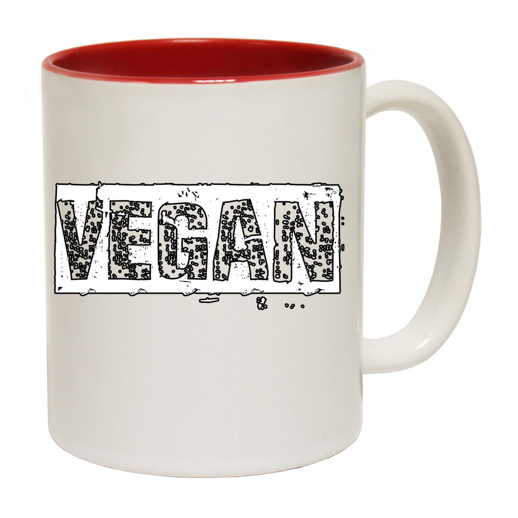 Vegan Sign Food - Funny Coffee Mug