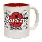Baseball Is My Happy Place - Funny Coffee Mug