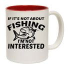 If Its Not About Fishing Im Not Interested Angling Fish - Funny Coffee Mug