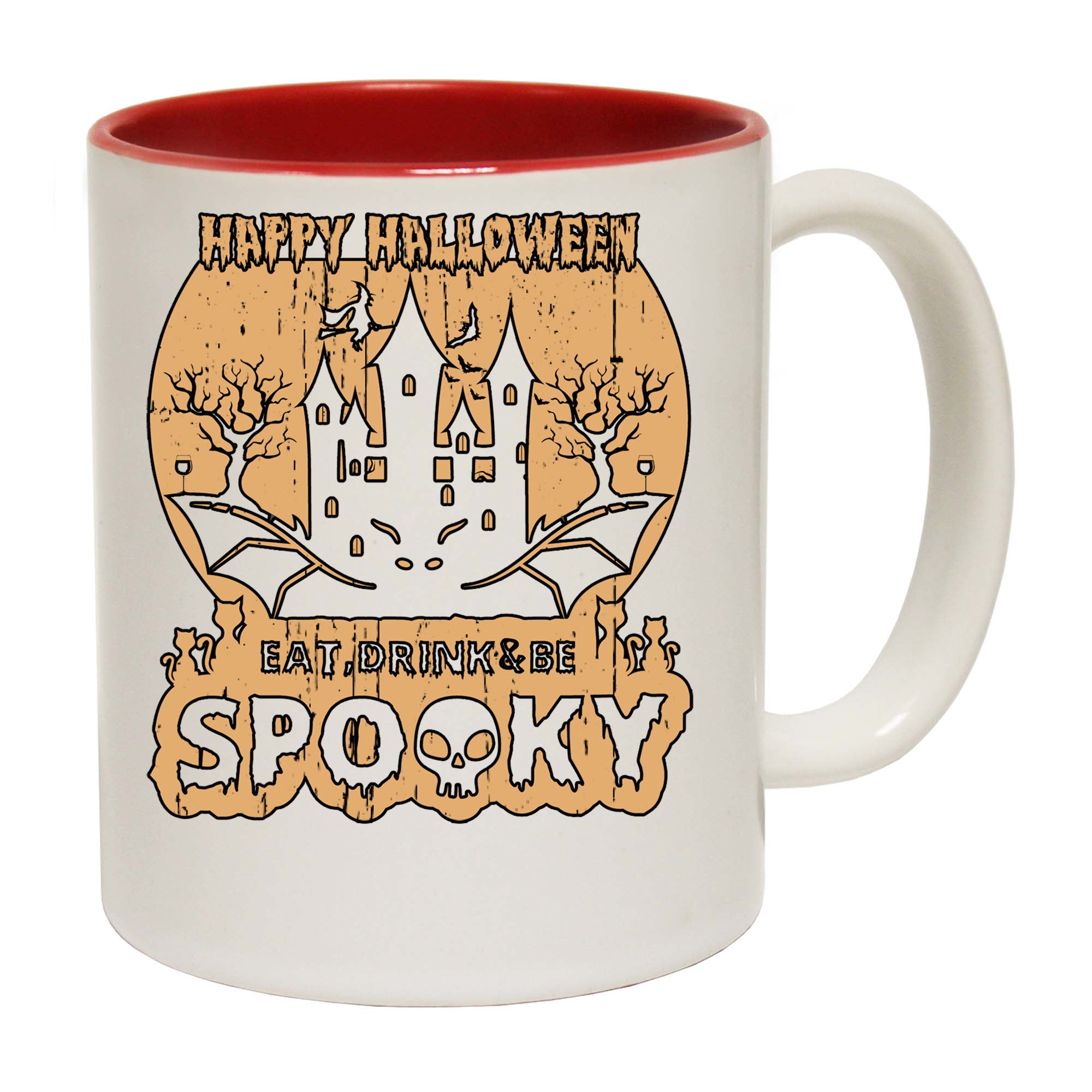 Happy Halloween Eat Dink And Be Spooky - Funny Coffee Mug