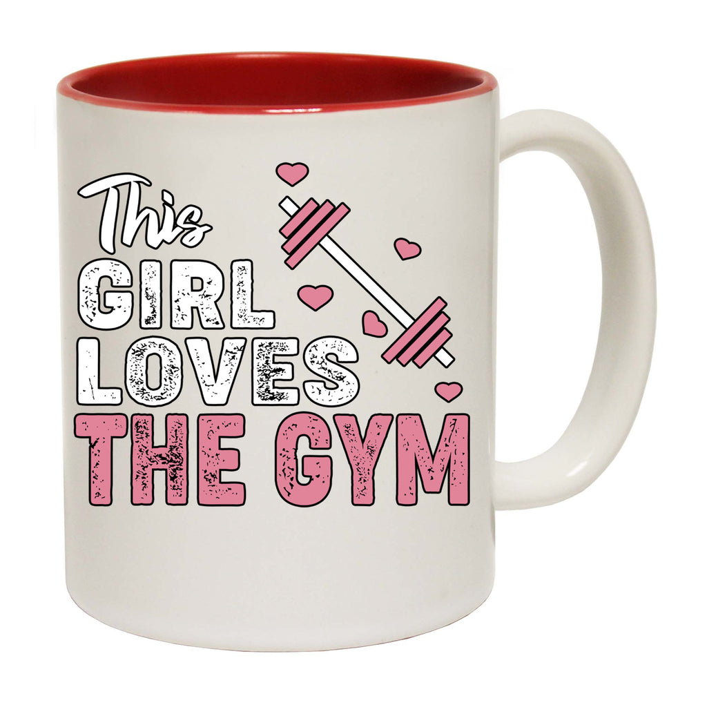 This Girl Loves The Gym Gym Bodybuilding Weights - Funny Coffee Mug