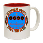 Electrical Safety Looks Legit To Me Sparky Electrician - Funny Coffee Mug