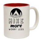 Hike More Worry Less Hiking - Funny Coffee Mug