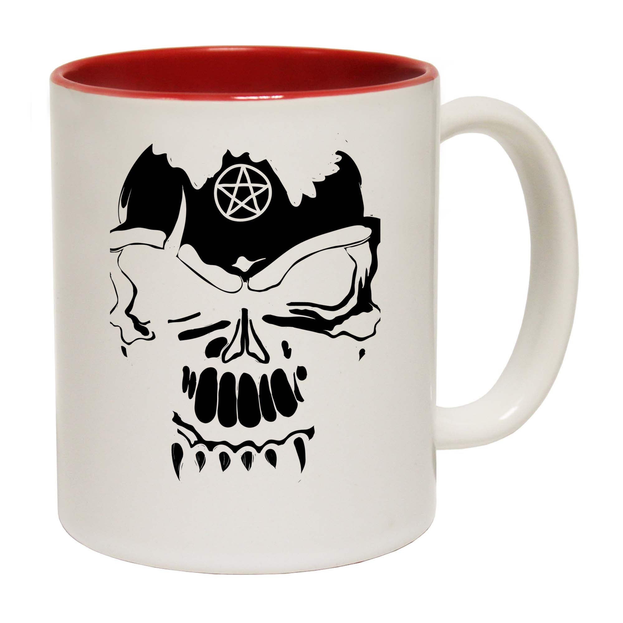 Skull Pentagram Fashion - Funny Coffee Mug