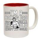 Boxing Dad Like A Normal Dad Cooler - Funny Coffee Mug