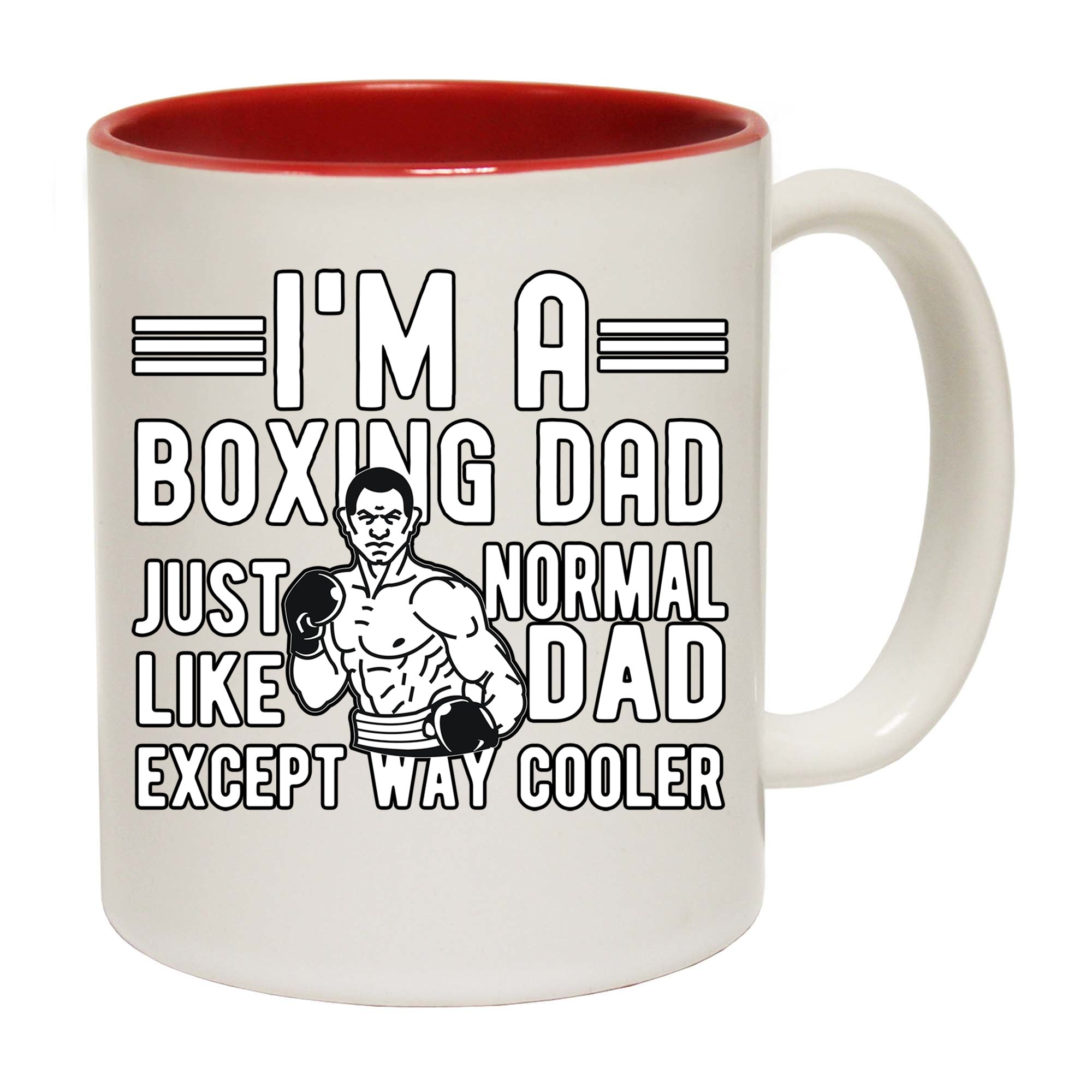 Boxing Dad Like A Normal Dad Cooler - Funny Coffee Mug