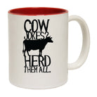 Cow Jokes Herd Them All - Funny Coffee Mug